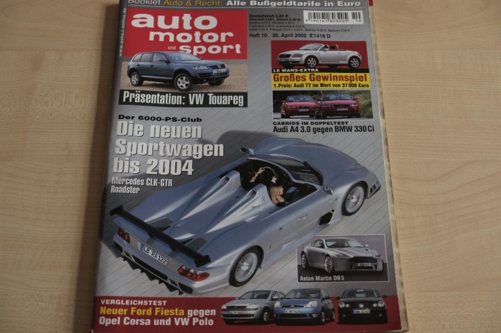 Deckblatt Auto Motor und Sport (10/2002)